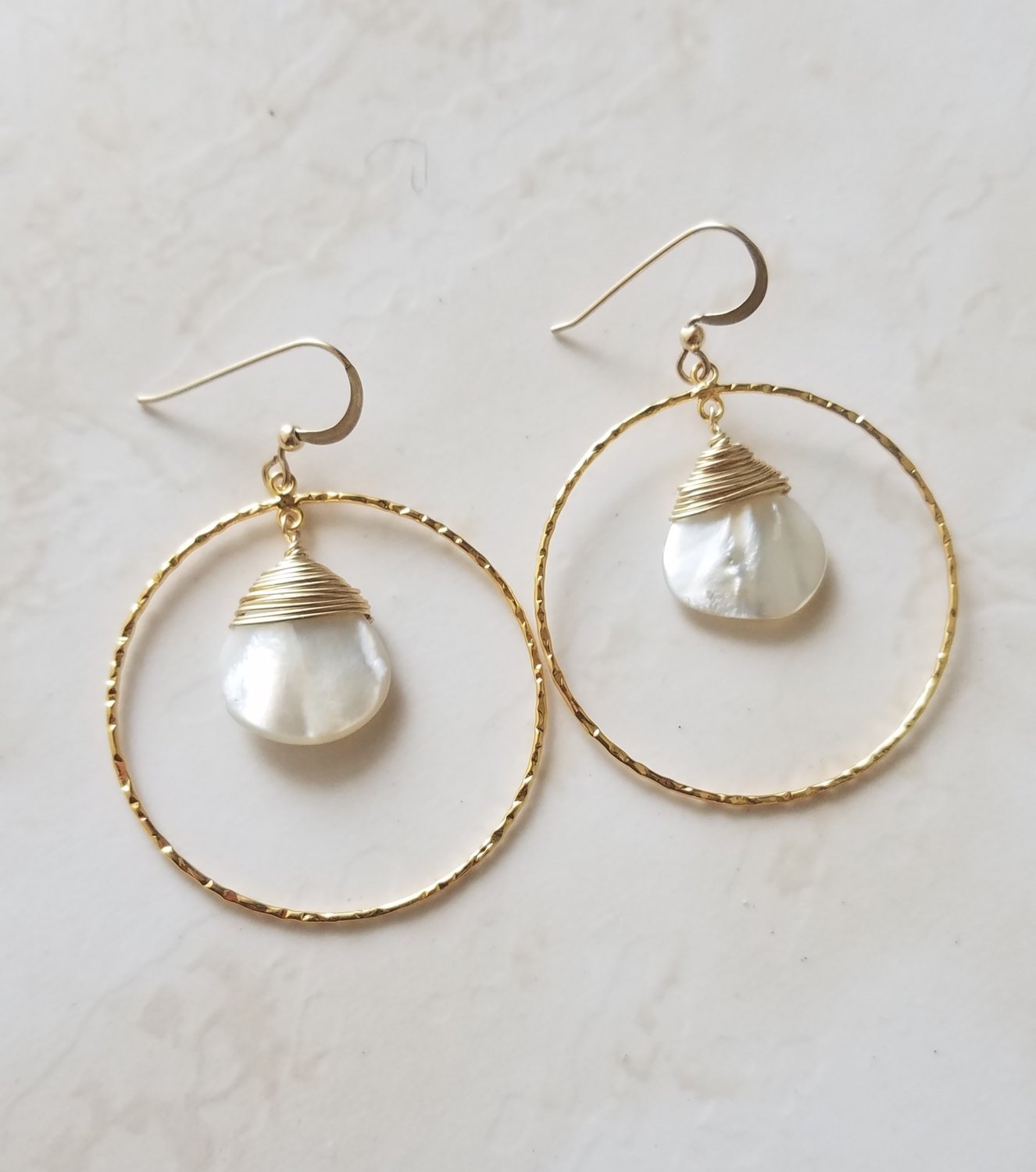 Womens Mother of Pearl Earrings