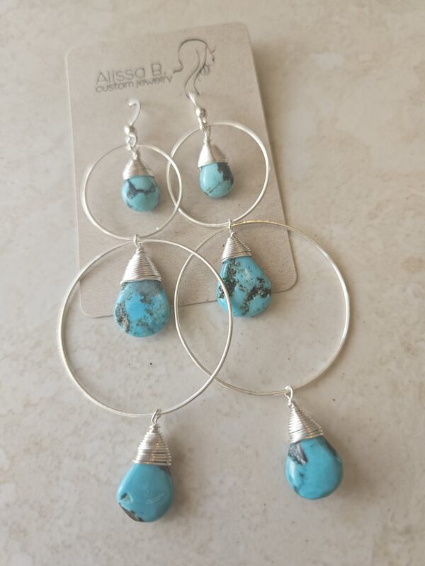 Turquoise earrings