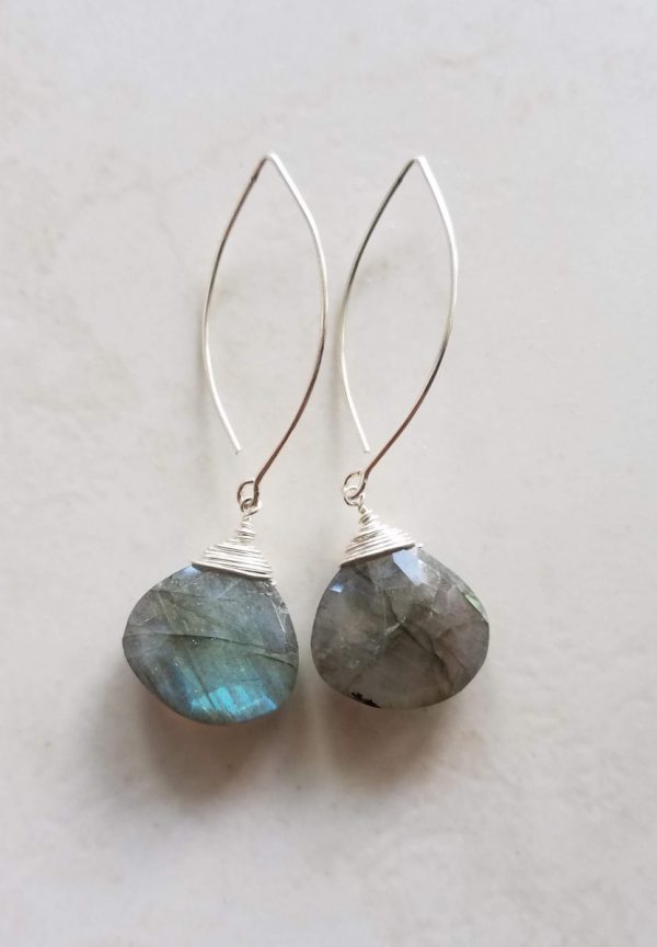 labradorite earrings