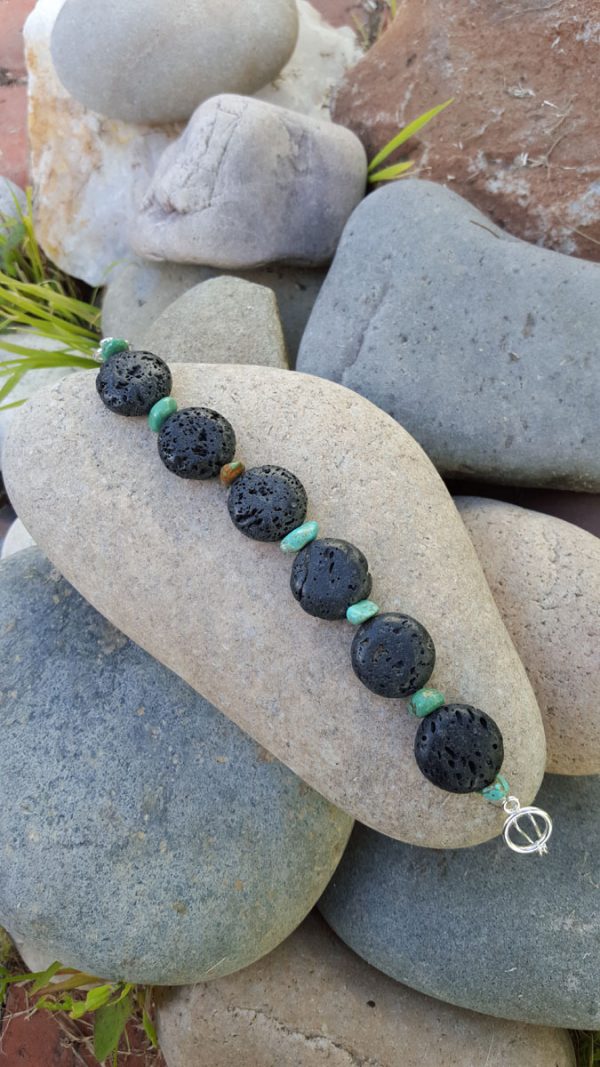 Lava & Turquoise Bracelet - Image 2