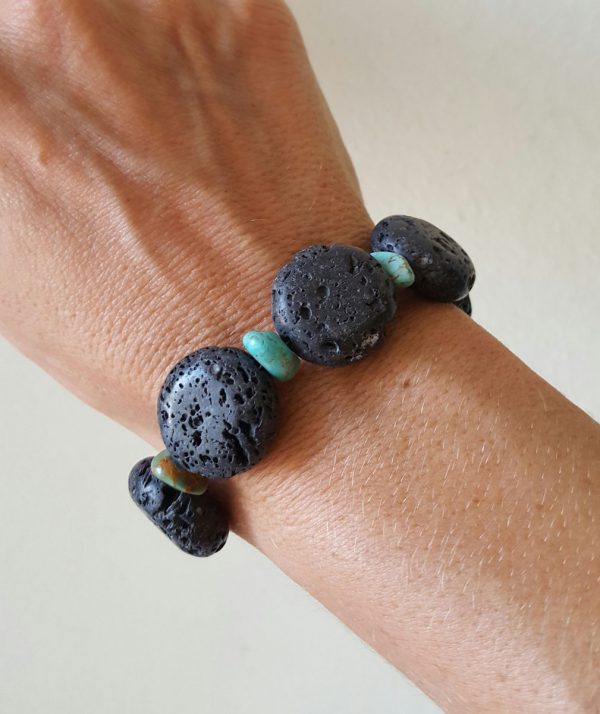 Lava & Turquoise Bracelet - Image 4