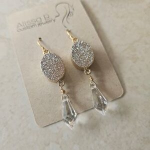 swarovki crystal earrings