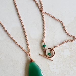 green onyx pendant