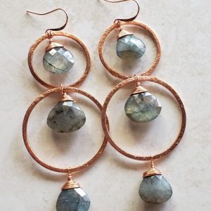labradorite earrings
