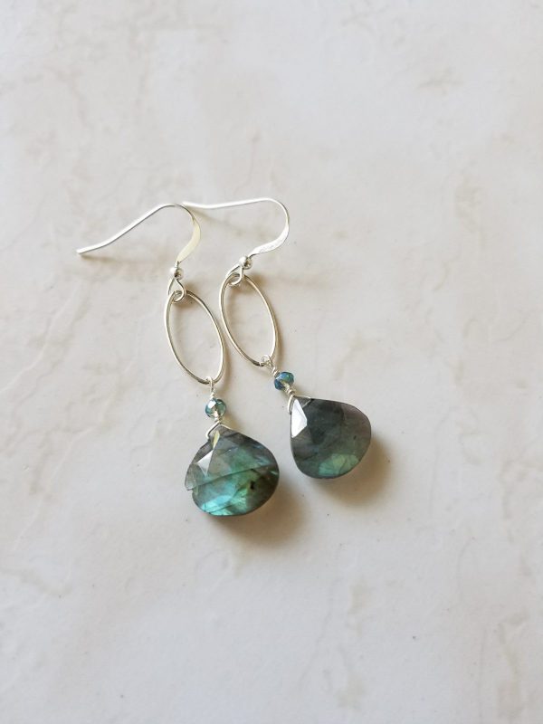 Labradorite Earrings