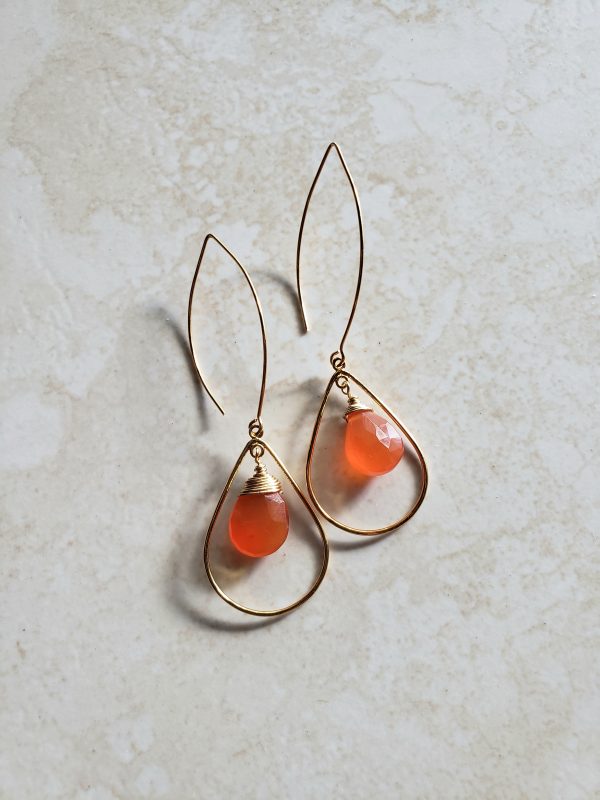 carnelian earrings