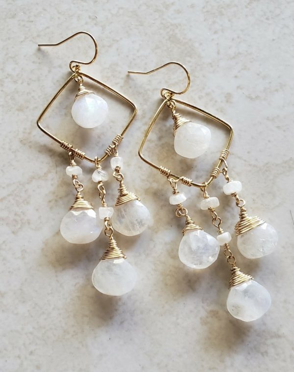 moonstone earrings