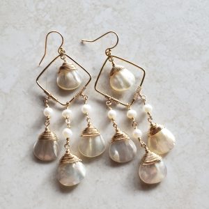 mother of pearl earrings