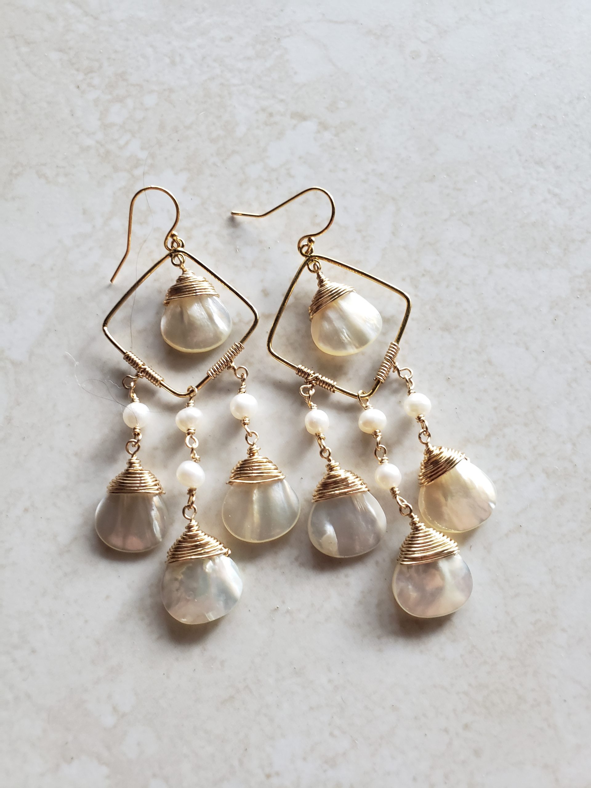 gold-chandelier-earrings-mother-of-pearl-alissa-b-custom-gemstone