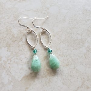 Amazonite earrings