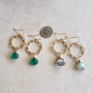 geometric earrings