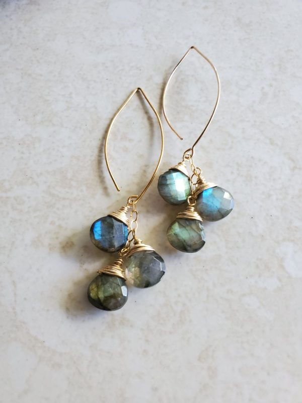 labradorite earrings