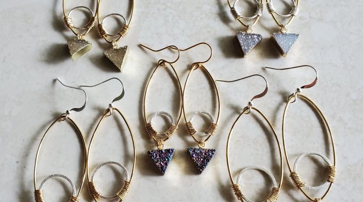 Geometric earrings