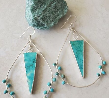 large teardrop earrings