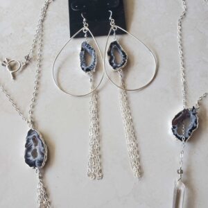 black and white necklaces