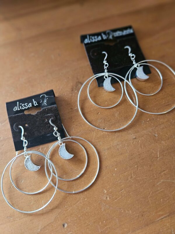 moon earrings