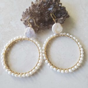 pearl earrings