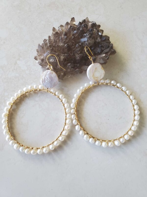 pearl earrings