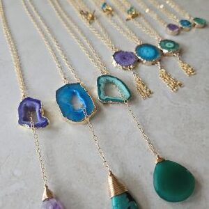 geode necklaces