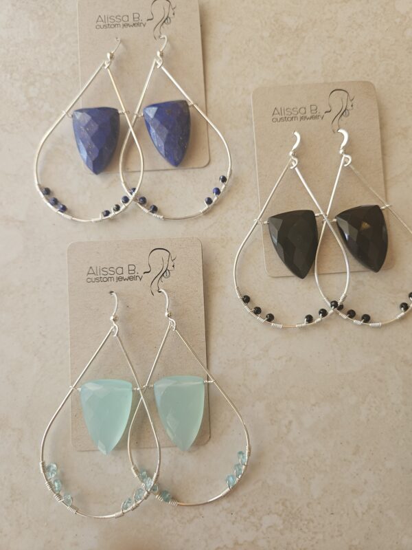 Large Teardrop Earrings