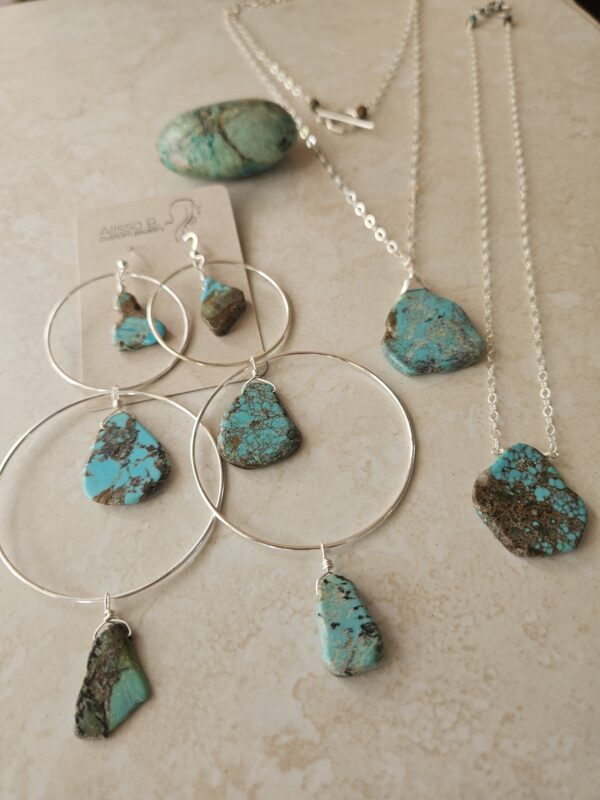 Baroque Turquoise earrings